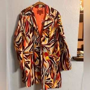 Missoni for Target L Women’s Colorful Trench Coat NWT